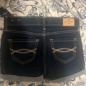 Abercrombie denim shorts (high rise shortie short)